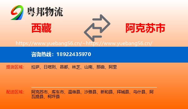 西藏到阿克苏市物流