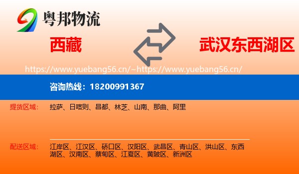 西藏到东西湖区物流