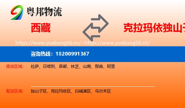 西藏到独山子区物流