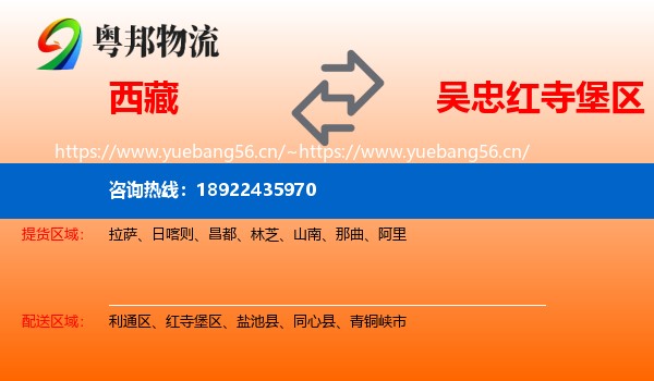 西藏到红寺堡区物流