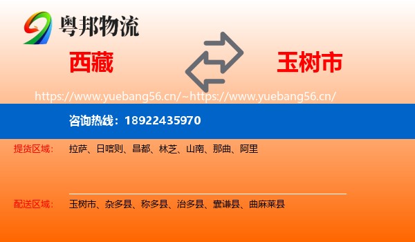 西藏到玉树市物流
