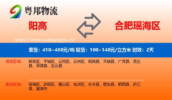 阳高到瑶海区物流专线名片