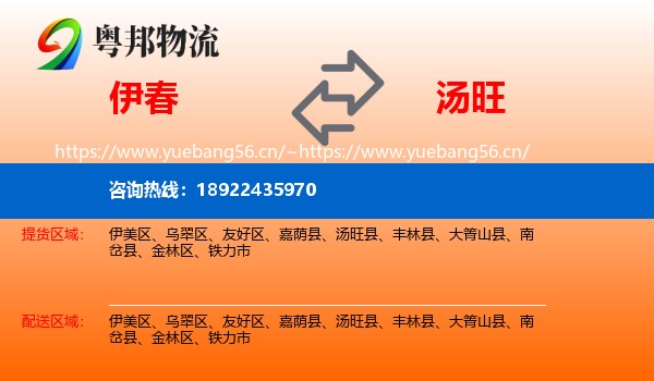 伊春到汤旺县物流