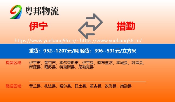 伊宁到措勤县物流