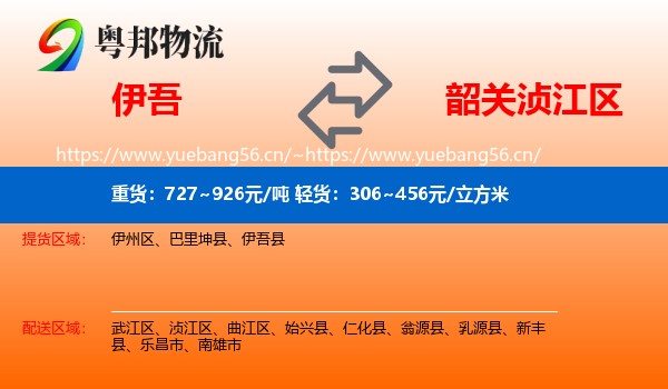 伊吾到浈江区物流
