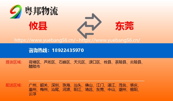 攸县到东莞物流