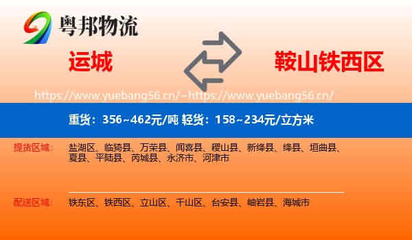 运城到铁西区物流