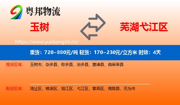 玉树到弋江区物流专线名片